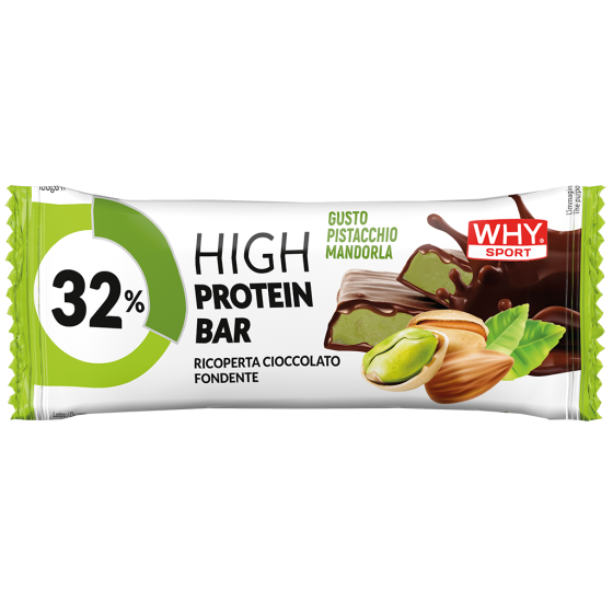 Why Sport 32% High Protein Bar 50g Pistacchio Mandorla
